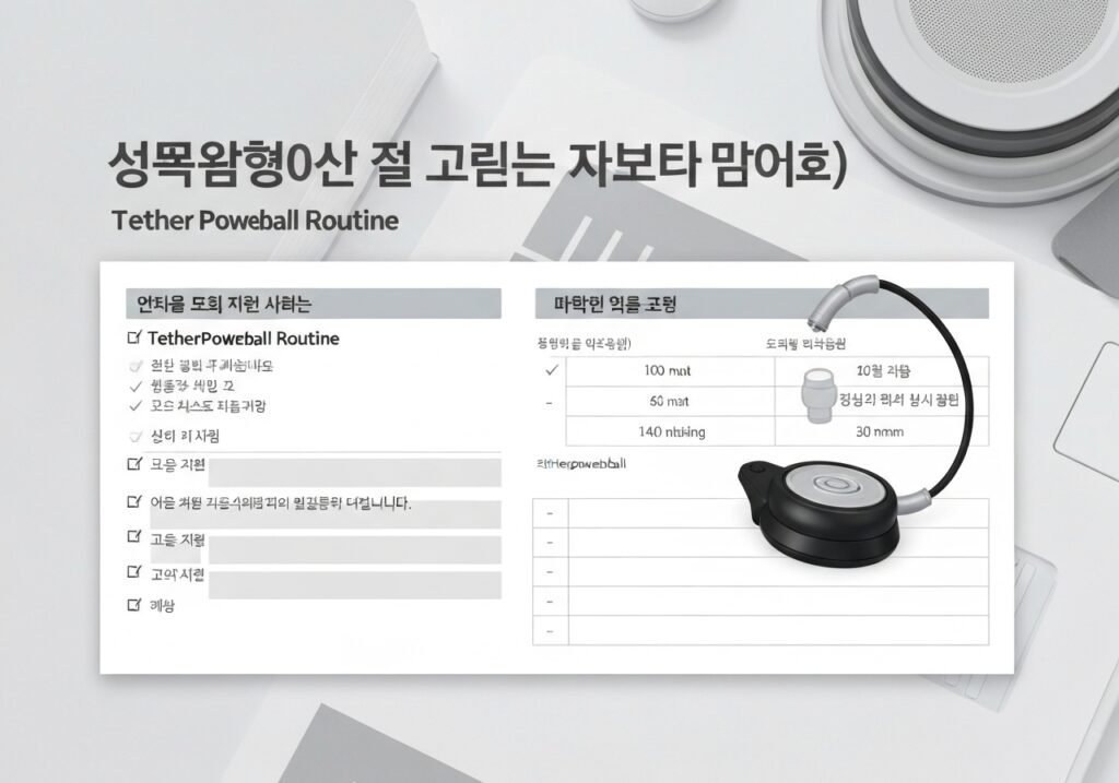 테더파워볼 루틴 점검표